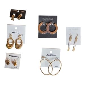 Earring Bundle 11 Pairs BaubleBar Chico’s Belk Statement Jewelry